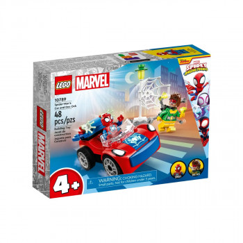 LEGO коцки, Marvel: Spidey Amazing Friends - Spider Man's Car and Doc Ock 