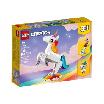 LEGO коцки, Creator, Magical Unicorn 3 in 1 