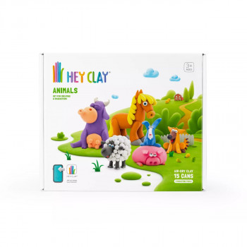 Сет за изработка со глина, Hey Clay Animals 