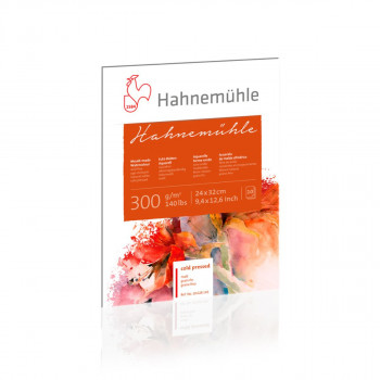 Блок - традиционална изработка, Hahnemühle 300 g/cm², 24 x 32 cm, ладно пресуван 
