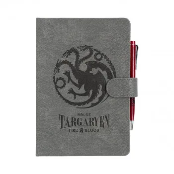 Тетратка со пенкало, Game of Thrones - Targaryen House, А5 