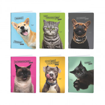 Тетратка, Lipa Mill, Premium - Pets, A5, коцки 