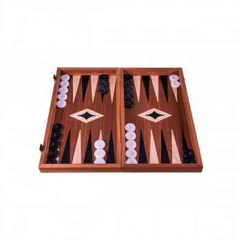 Сет за табла, Handmade Wooden Backgammon Mahogany Inlaid 