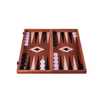 Сет за табла, Handmade Wooden Backgammon Mahogany Inlaid 