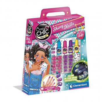 Детски сет за маникир, Crazy Chic - Shiny Nails (Glow in the dark) 