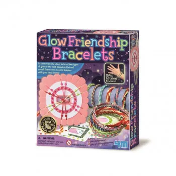 Сет за изработка, KidzMaker, Glow Friendship Bracelets 
