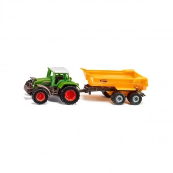 Фигура, Tractor Fendt with Krampe Tipping Trailer 