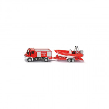 Фигура, Unimog Fire Engine with Boat 