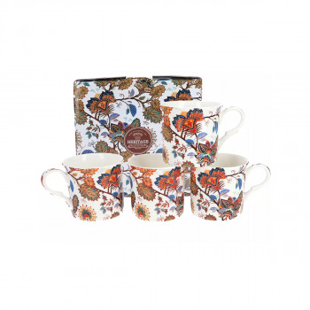 Сет од 4 шолји, Bimini (Fine Bone China), 295 ml 