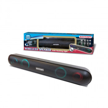 Безжичен звучник со LED светла, Music Academy Wireless Speaker 