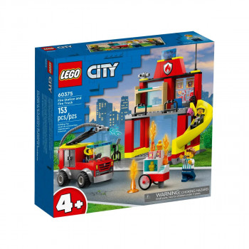 LEGO коцки, City, Fire Station and Fire Truck 