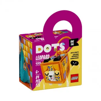 LEGO приврзок за ранец, Dots, Bag Tag Leopard 