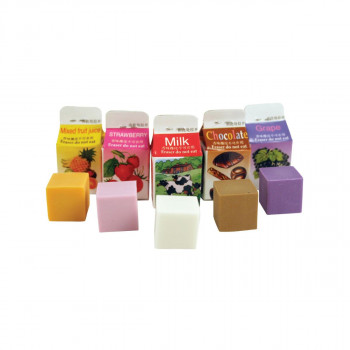 Сет миризливи гуми за бришење, Milk Carton, 1/5 