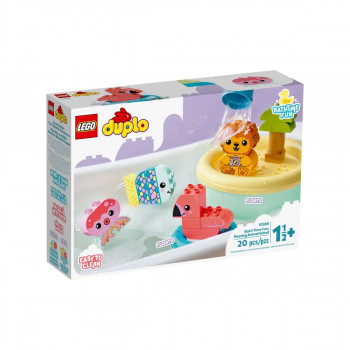 Сет коцки за во бања, Duplo, Bathtime Fun: Floating Animal Island 