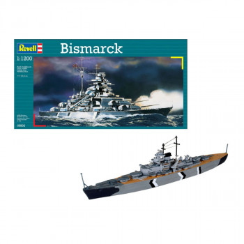 Макета, Bismarck, 1:1200 