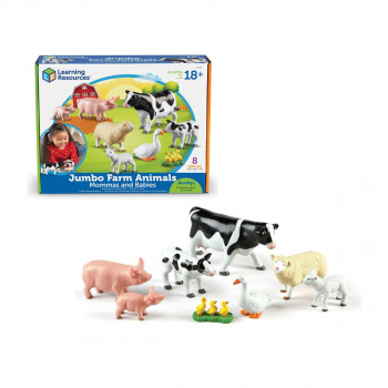 Сет фигури, Jumbo Farm Animals - Mommas and Babies 