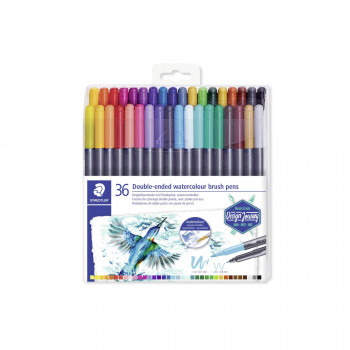 Сет од 36 двострани акварелни фломастери, STAEDTLER® Design Journey 