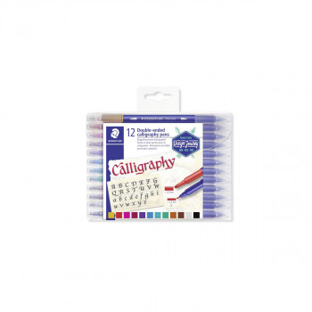 Сет од 12 двострани калиграфски фломастери, STAEDTLER® Design Journey 