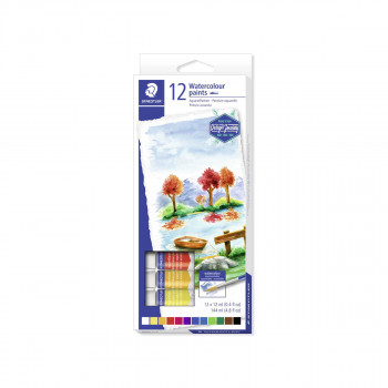 Сет од 12 водени бои во туба, STAEDTLER® 8880 