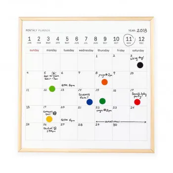 Мемо табла - календар, White Board Calendar 