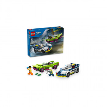 LEGO коцки, City, Police Car and Muscle Car Chase 