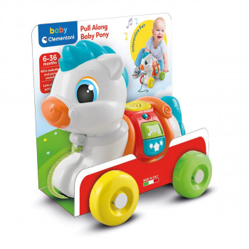 Играчка за влечење, Baby Clementoni - Pull Along Baby Pony 