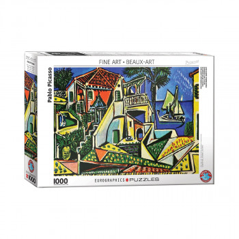 Сложувалка, Fine Art Collection, Picasso - Mediterranean Landscape, 1000 парчиња 