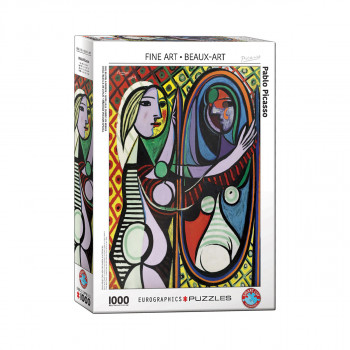 Сложувалка, Fine Art Collection, Picasso - Girl Before a Mirror, 1000 парчиња 