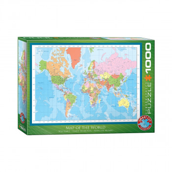 Сложувалка, Map of the World, 1000 парчиња 