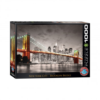 Сложувалка, City Collection, NYC - Brooklyn Bridge, 1000 парчиња 