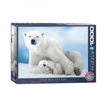 Сложувалка, Polar Bear and Baby, 1000 парчиња 