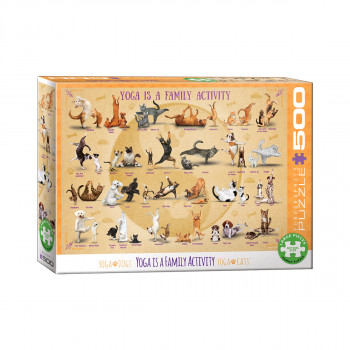 Сложувалка, Yoga is a Family Activity, 500 парчиња 