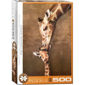 Сложувалка, Giraffe Mother's Kiss, 500 парчиња 