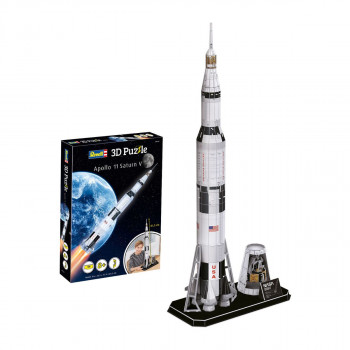 3D сложувалка, Apollo 11 Saturn V, 136 парчиња 