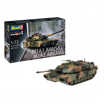 Макета, M1A1 AIM(SA)/ M1A2 Abrams, 1:72 