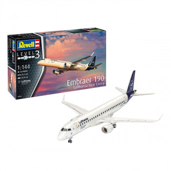 Макета, Embraer 190 Lufthansa New Livery, 1:144 