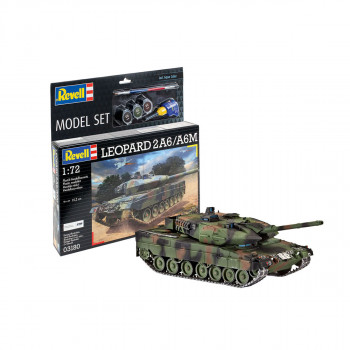 Сет макета + бои, Model Set Leopard 2A6/A6M, 1:72 