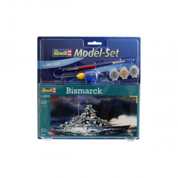 Сет макета + бои, Bismarck, 1:1200 