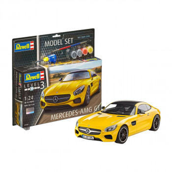 Сет макета + бои, Mercedes-AMG GT, 1:24 