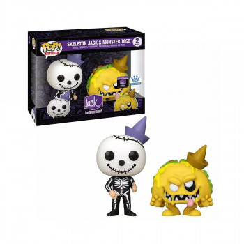 Сет фигури, Pop! Ad Icons, Jack in the Box - Skeleton Jack & Monster Taco 