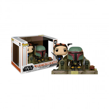 Фигура, Pop!, Star Wars: The Mandalorian - Boba Fett & Fennec on Throne 