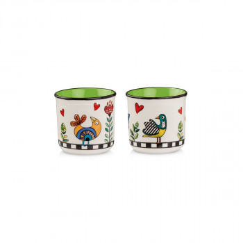 Сет од две шолјички, Cocoricò Green, 90ml 