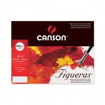 Скицник, Canson Figueras, 24 x 32 cm, 290 g/m², 6 листови 