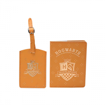 Сет - футрола за пасош и таг за багаж, Harry Potter - Hufflepuff 