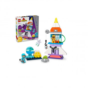 LEGO коцки, Duplo: Space - 3in1 Space Shuttle Adventure 