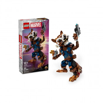 LEGO коцки, Marvel: Infinity Saga - Rocket & Baby Groot 