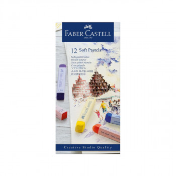 Сет од 12 меки пастели, Faber Castell 