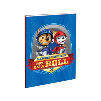 Тетратка, Paw Patrol - Rescue Knights Are On a Roll, B5, 40 листови 