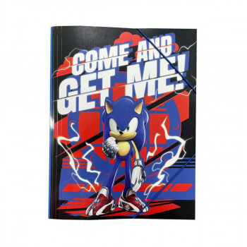 Папка со ластици, Sonic Prime, A4 