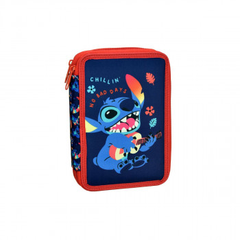 Несесер за моливи - полн, Disney: Stitch - No Bad Days 